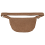 Ecologisch verwassen heuptasje van ribfluweel Washed Dark Camel One Size