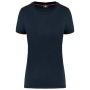 Dames-T-shirt Day To Day korte mouwen Navy / Fluorescent Orange XXL Dames-T-shirt Day To Day korte mouwen Navy / Fluorescent Orange XXL
