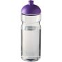 H2O Active® Eco Base 650 ml sportfles met koepeldeksel - Transparant/Paars
