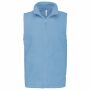 Bodywarmer van microfleece heren sky blue XXL
