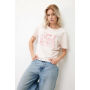 IQONIQ Yala dames lichtgewicht gerecycled katoen t-shirt, cloud pink (XXS)