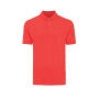 IQONIQ Yosemite gerecycled katoen pique polo, luscious red (XS)