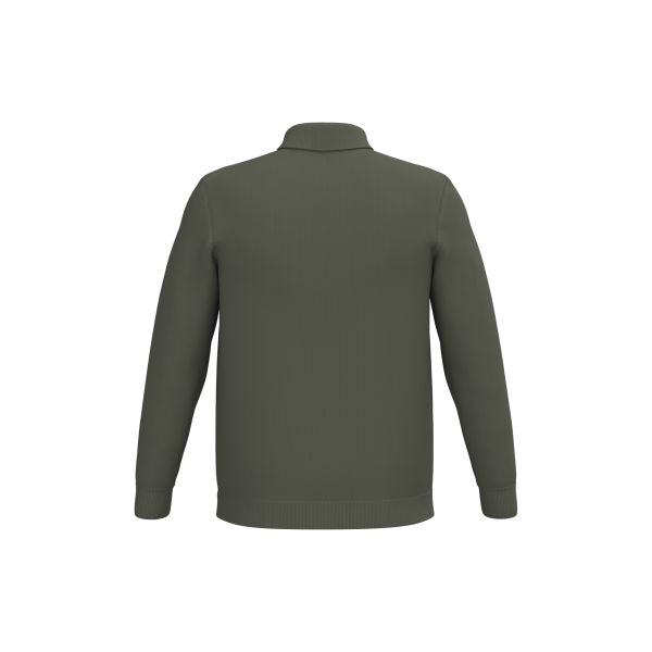 Ecologische herenpolo met lange mouwen Organic Khaki XL Ecologische herenpolo met lange mouwen Organic Khaki XL