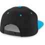 5 Panel Contrast Snapback Cap black / surf blue one size