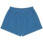 Ecologische badstof damesshort riviera blue XL