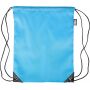 rPET polyester (210D) drawstring backpack Calix light blue