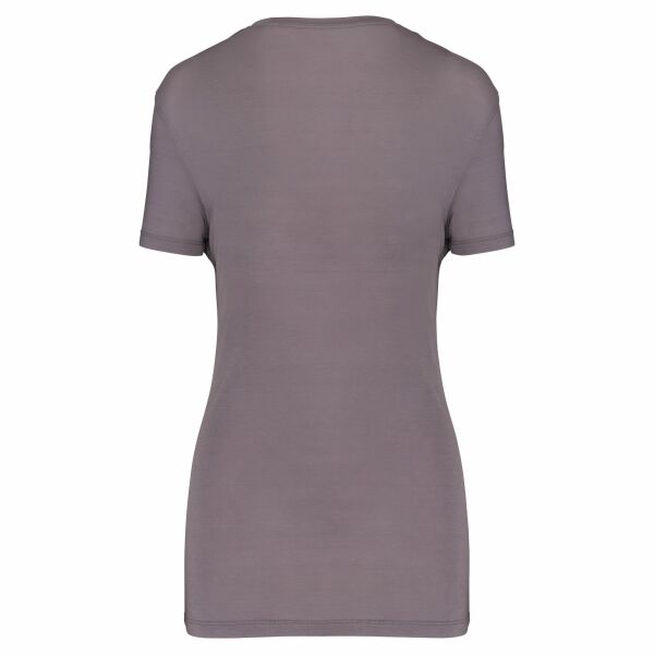 100% Lyocell TENCEL™ dames T-shirt metal grey XXL 100% Lyocell TENCEL™ dames T-shirt metal grey XXL