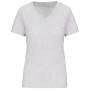 Dames-T-shirt BIO150 IC V-hals Ash Heather XS