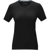 Balfour biologisch dames t-shirt met korte mouwen - Zwart - 2XL