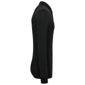 Bio180 piqué herenpolo lange mouwen Black XS