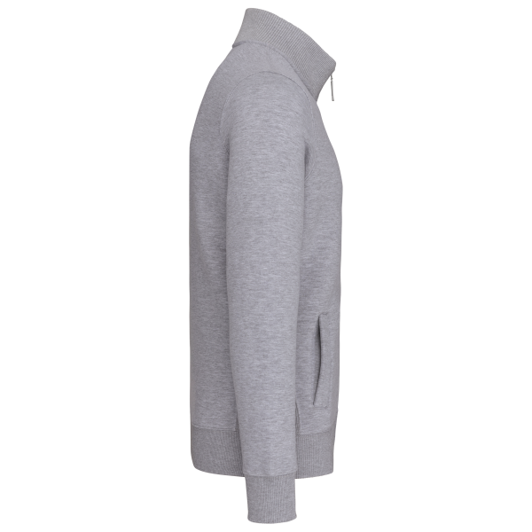 Herensweater met rits Oxford Grey M Herensweater met rits Oxford Grey M