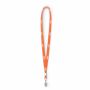 Polyester tubulaire keycord met metalen klem