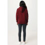 IQONIQ Rila lichtgewicht gerecycled katoen hoodie, bordeauxrood (S)