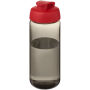 H2O Active® Octave Tritan™ 600 ml sportfles met klapdeksel - Charcoal/Rood