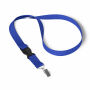 Afneembare polyester lanyard in Pantone-kleur met zeefdruk en bulldogclip Afneembare polyester lanyard in Pantone-kleur met zeefdruk en bulldogclip
