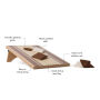 VINGA Cornhole spel, bruin