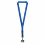 Geweven verstelbare crossbody telefoonhouder met gegraveerde metalen logoplaat