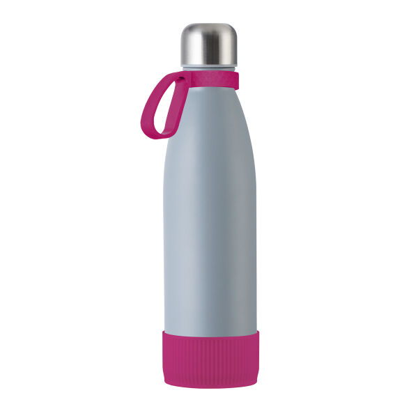Fles RETUMBLER-myTOULON - magenta, grijs Fles RETUMBLER-myTOULON - magenta, grijs