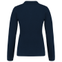 Piqué-damespolo lange mouwen Navy M Piqué-damespolo lange mouwen Navy M