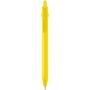 Fidget balpen van gerecycled plastic (zwarte inkt) - Geel