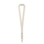 BALLINA. Lanyard van 100% katoen met metalen karabijnhaak