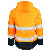 1383 Hi-vis lined jacket oranje/zwart xs
