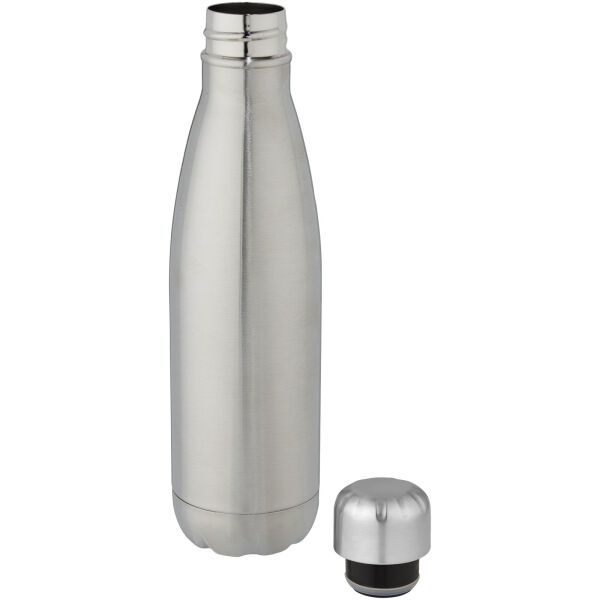 Cove 500 ml RCS certified recycled stainless steel vacuum insulated bottle  - Silver