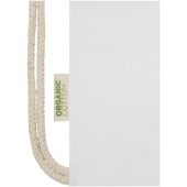 Orissa organisch katoenen rugzak van 140 g/m² met trekkoordsluiting 5L - Wit