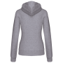 Damessweater met capuchon in contrasterende kleur Oxford Grey / Navy S