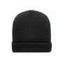 Soft Knitted Winter Beanie dark-grey