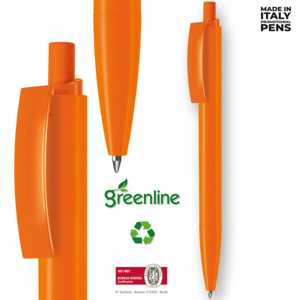 Balpen Erga e-Progress Recycled Oranje - Blauwe inkt Balpen Erga e-Progress Recycled Oranje - Blauwe inkt