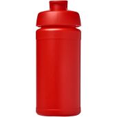 Baseline Rise 500 ml drinkfles met klapdeksel - Rood/Rood