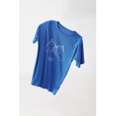 IQONIQ Tikal gerecycled polyester sneldrogend sport t-shirt, royal blue (XXS)