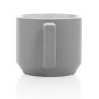 Keramische moderne mok 350 ml, grijs