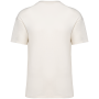 Ecologisch uniseks T-shirt met afhangende schouders Ivory XXS