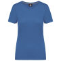 Dames-T-shirt met antibacteriële behandeling Light Royal Blue XS