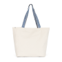 Grote gerecyclede shopper Ecume / Ethnic Blue One Size