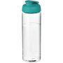 H2O Active® Vibe 850 ml sportfles met kanteldeksel - Transparant/Aqua blauw