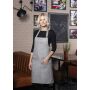 LS 29 Bib Apron Urban Casual-Style - stone grey - Stck