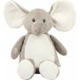 Olifant met rits Grey One Size