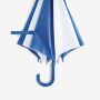 Automatisch te openen paraplu DISCO blauw, wit