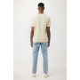 IQONIQ Sierra lichtgewicht gerecycled katoen t-shirt, cream yellow (XXS)