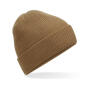 Polylana® Ribbed Beanie - Biscuit - One Size