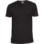 Softstyle Euro Fit Adult V-neck T-shirt Black 3XL Softstyle Euro Fit Adult V-neck T-shirt Black 3XL