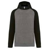 Tweekleurige sweater met capuchon kids