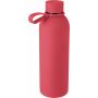 Bouteille à double paroi en acier inoxydable recyclé (500 ml) Sena rood