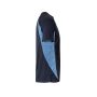 TWO-TONE TECHNICAL T-SHIRT, NAVY/SKY BLUE, XXL, VELILLA