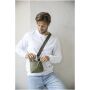 Arca GRS crossbodytas van gerecycled nylon - Marineblauw