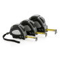 RCS gerecycled plastic Autostop rolmaat 3m/16mm, zwart