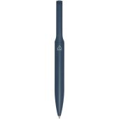 Blanca balpen van gerecycled aluminium (zwarte inkt) - Oceaanblauw